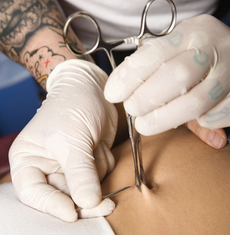 piercing ombligo